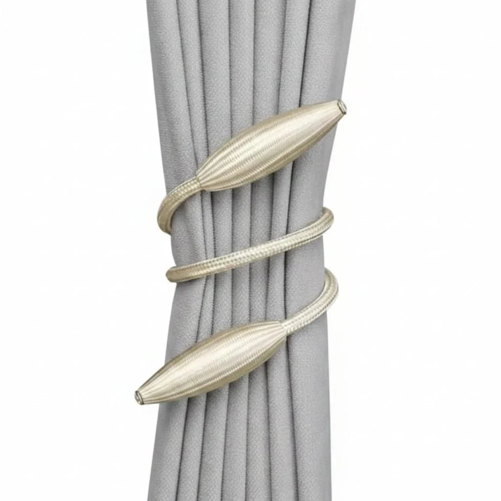 Curtain Tiebacks Flexible Shapeable Tool-Free Installation