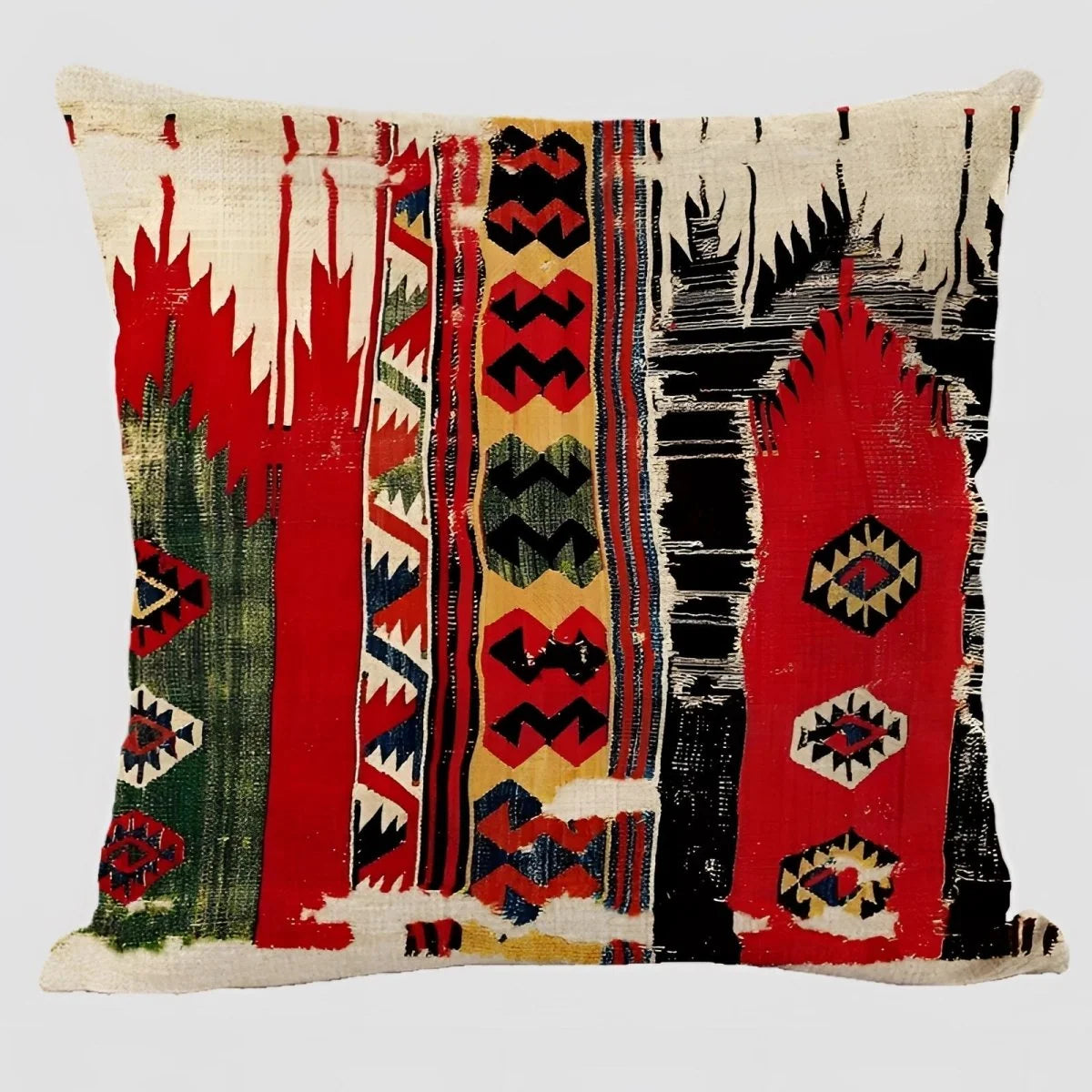 Cushion Cover Boho Pattern Polyester 17.7 Inch Square
