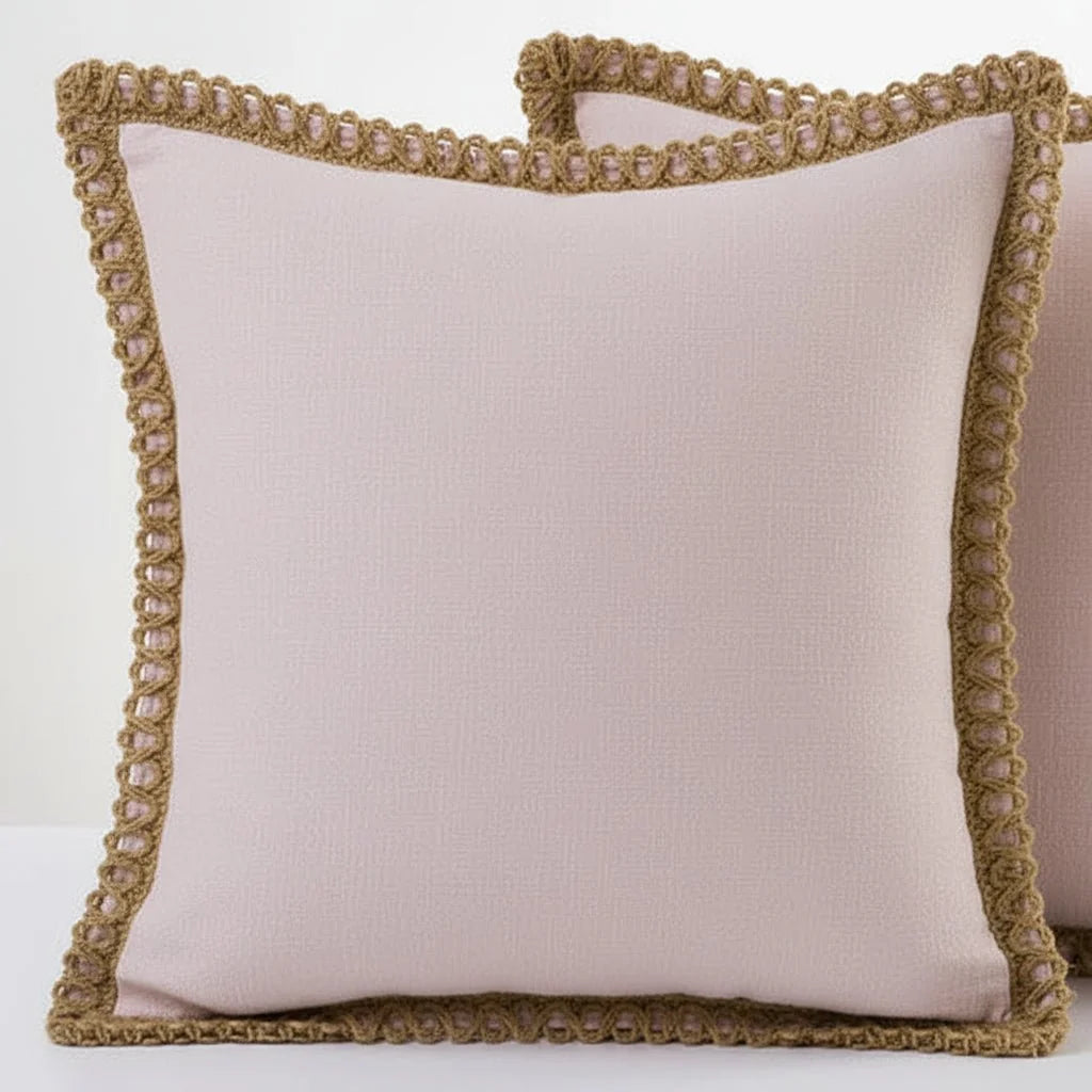 Cushion Cover French-Inspired Pattern Removable & Washable