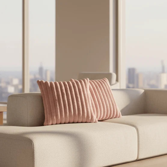 Cushion Cover Plush Ultra-Soft 17.7-Inch Square