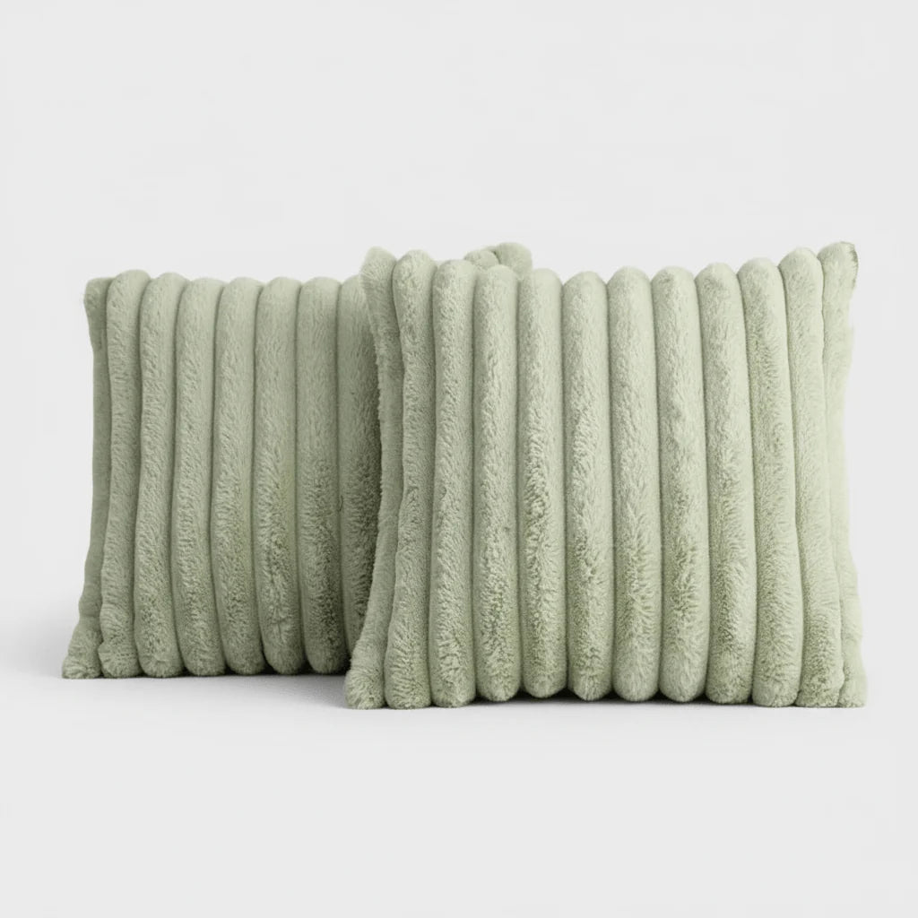 Cushion Cover Plush Ultra-Soft 17.7-Inch Square