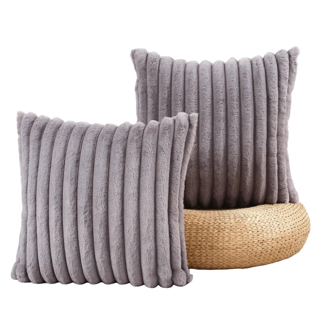 Cushion Cover Plush Ultra-Soft 17.7-Inch Square