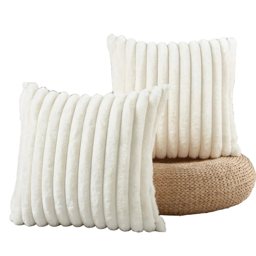 Cushion Cover Plush Ultra-Soft 17.7-Inch Square