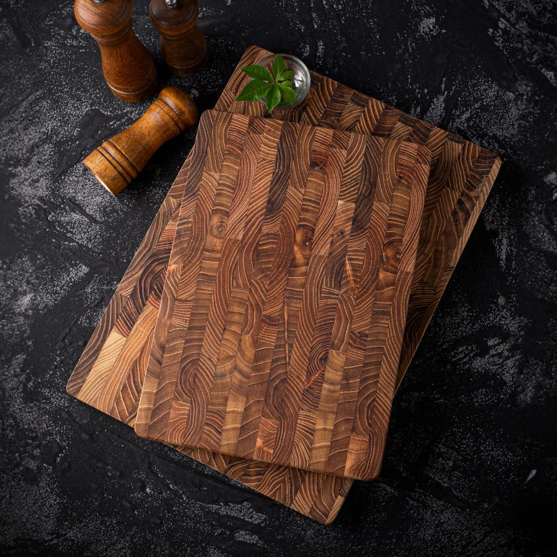 Cutting Board Teak Wood Moisture-Resistant Thick Stable Surface