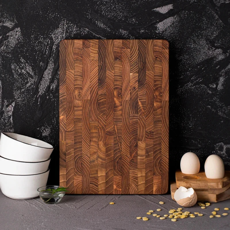 Cutting Board Teak Wood Moisture-Resistant Thick Stable Surface