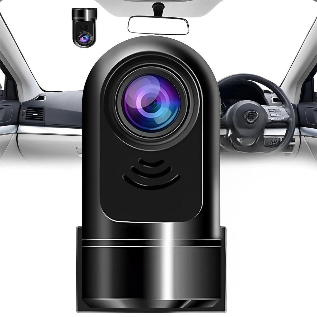 Dashcam AI Motion Detection GPS Tracking & Voice Control