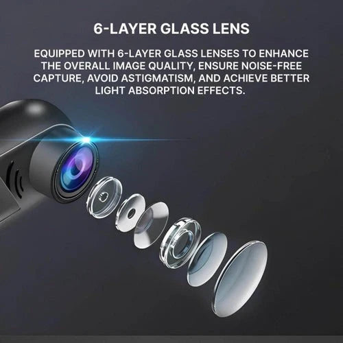 Dashcam AI Motion Detection GPS Tracking & Voice Control