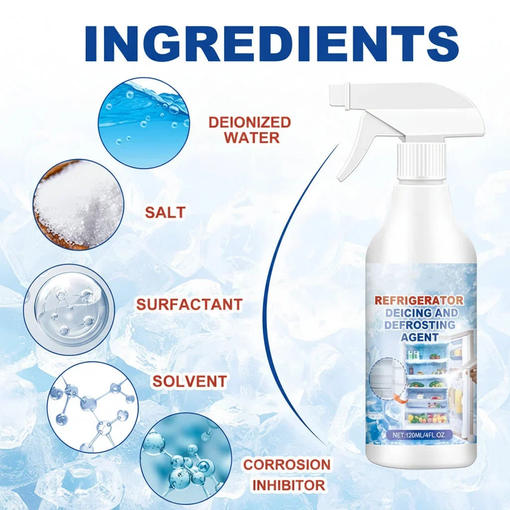 Defrosting Spray Scrape-Free Freezer Frost Removal