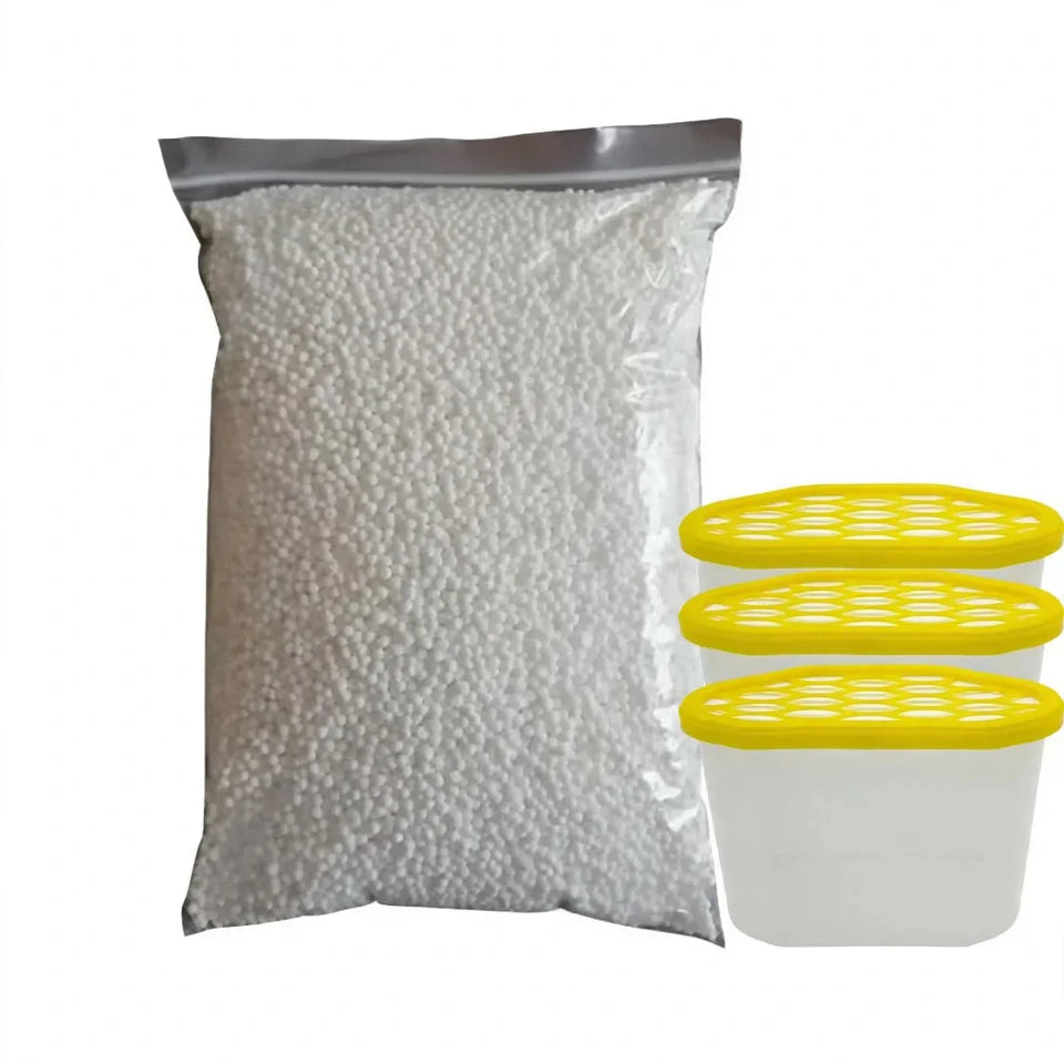 Dehumidifier Granules Calcium Chloride 5 Kg 3 Refill Boxes