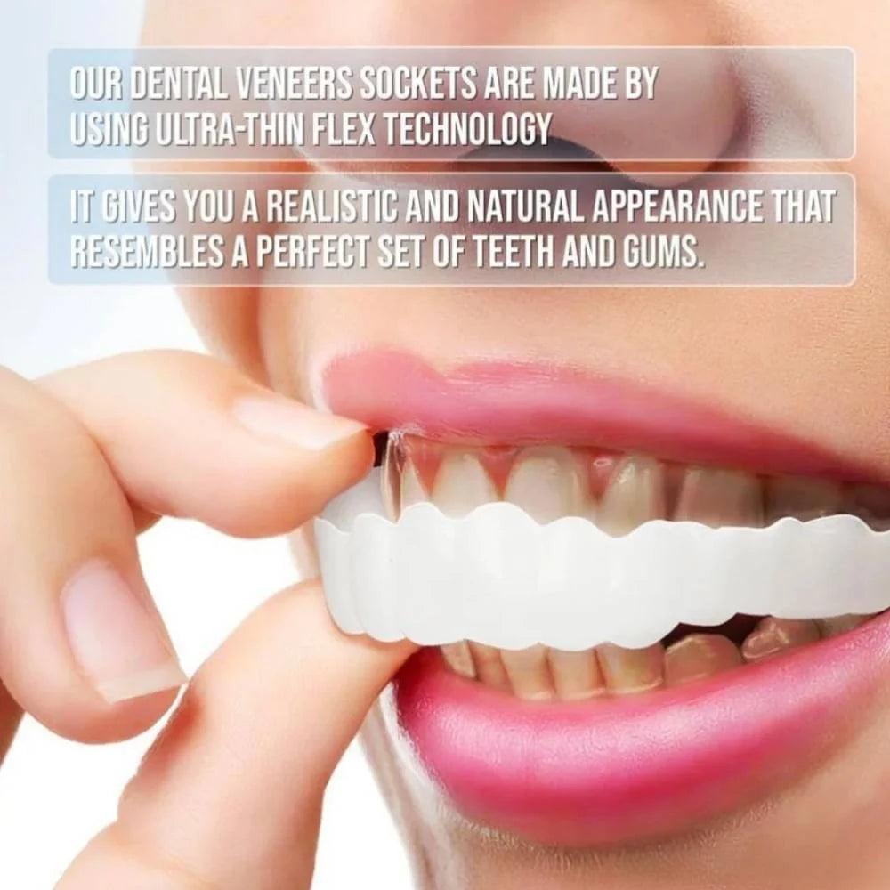 Dental Veneers Clip-On Upper & Lower Reusable Set