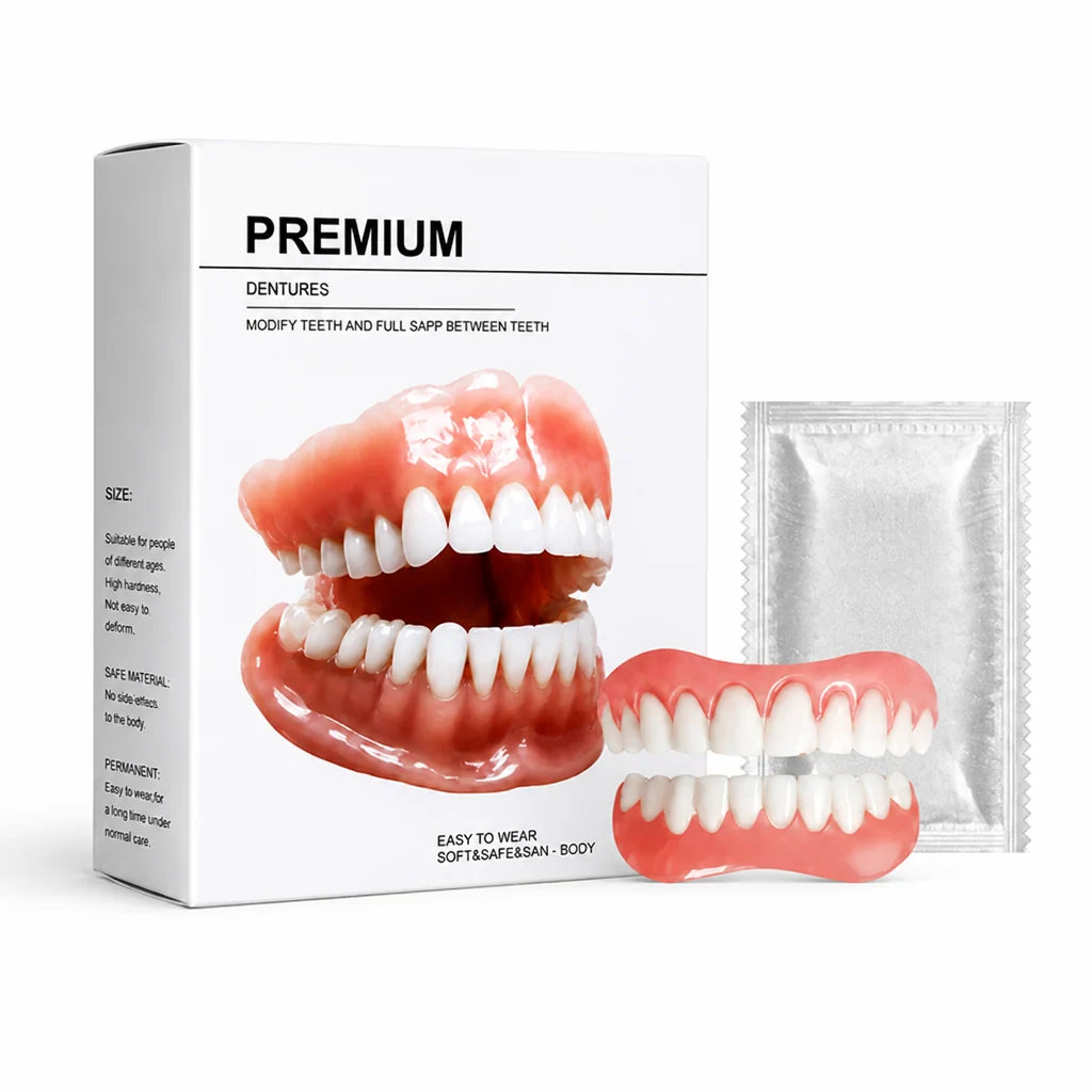 Denture Set Boil-and-Bite Upper & Lower Pair