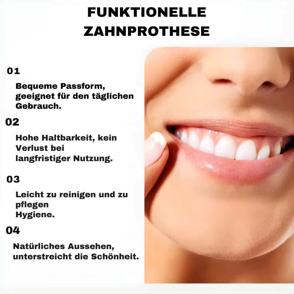 Denture Set Moldable Custom-Fit Upper & Lower