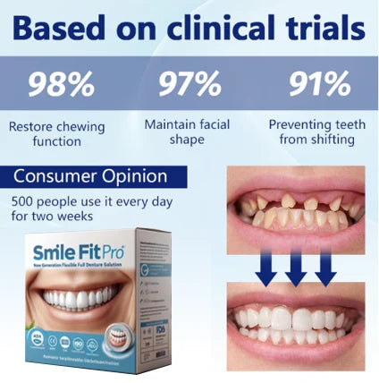 Dentures Flexible Upper & Lower Set Waterproof
