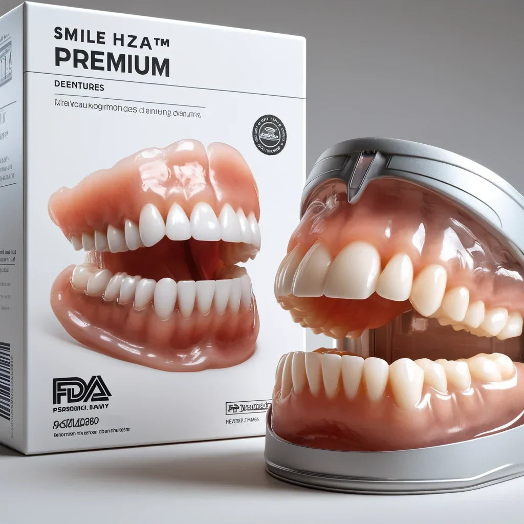 Dentures Moldable Custom-Fit Upper & Lower Set