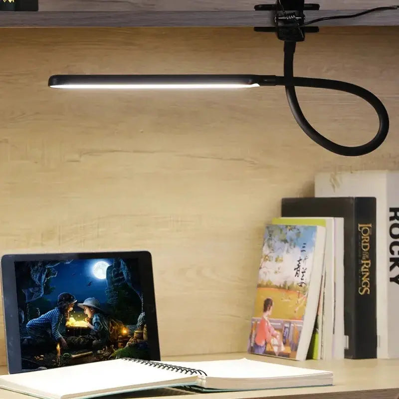 Desk Lamp Clip-On LED USB-Powered