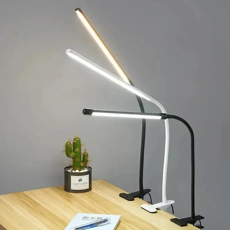 Desk Lamp Clip-On LED USB-Powered