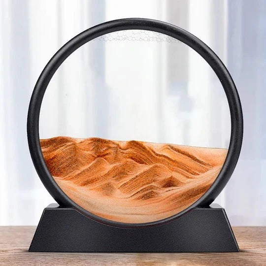 Desktop Sand Art Display Manual Rotation No Batteries