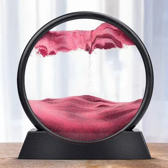 Desktop Sand Art Display Manual Rotation No Batteries