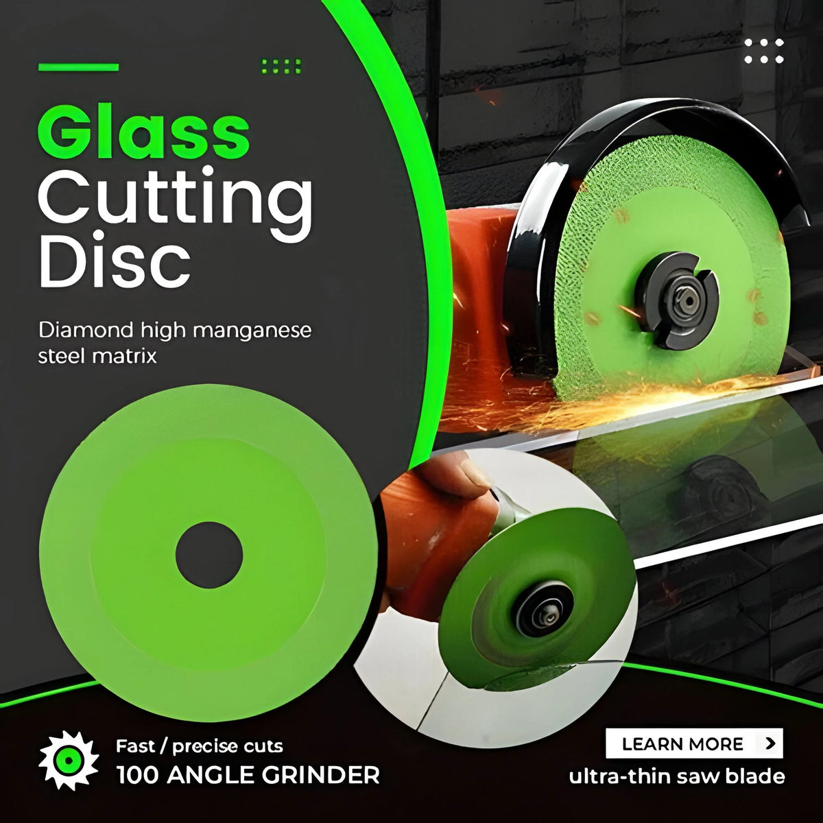 Diamond Cutting Disc Glass & Tile Wet/Dry