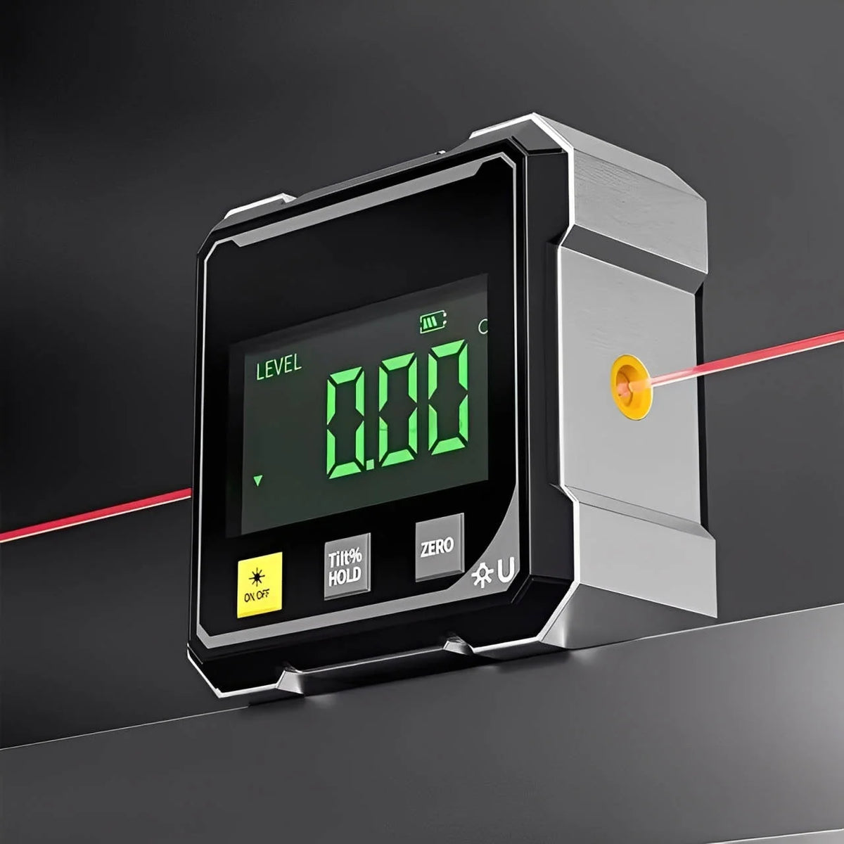 Digital Angle Finder Magnetic Mount LED Display ±0.2° Accuracy