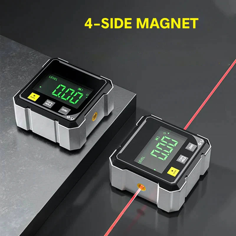 Digital Angle Finder Magnetic Mount LED Display ±0.2° Accuracy