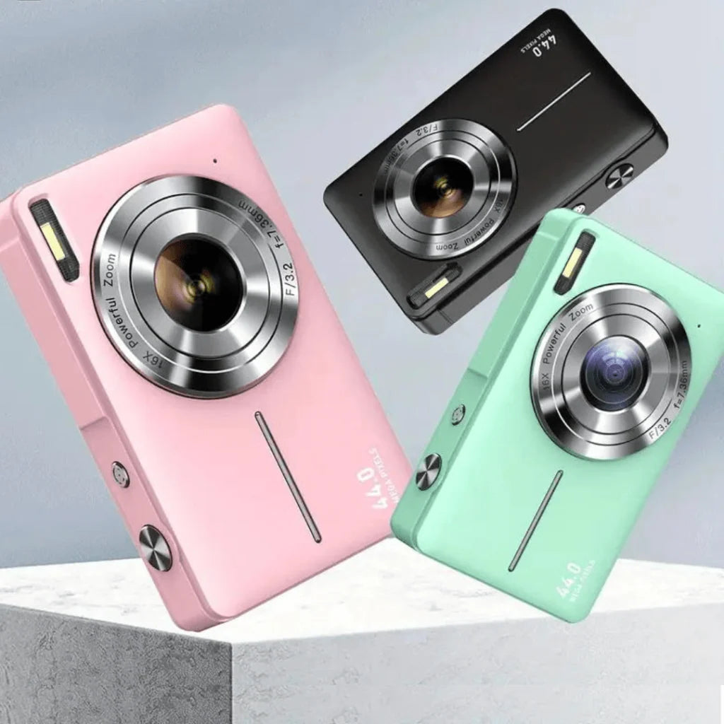 Digital Camera Compact 1080p Video Large LCD