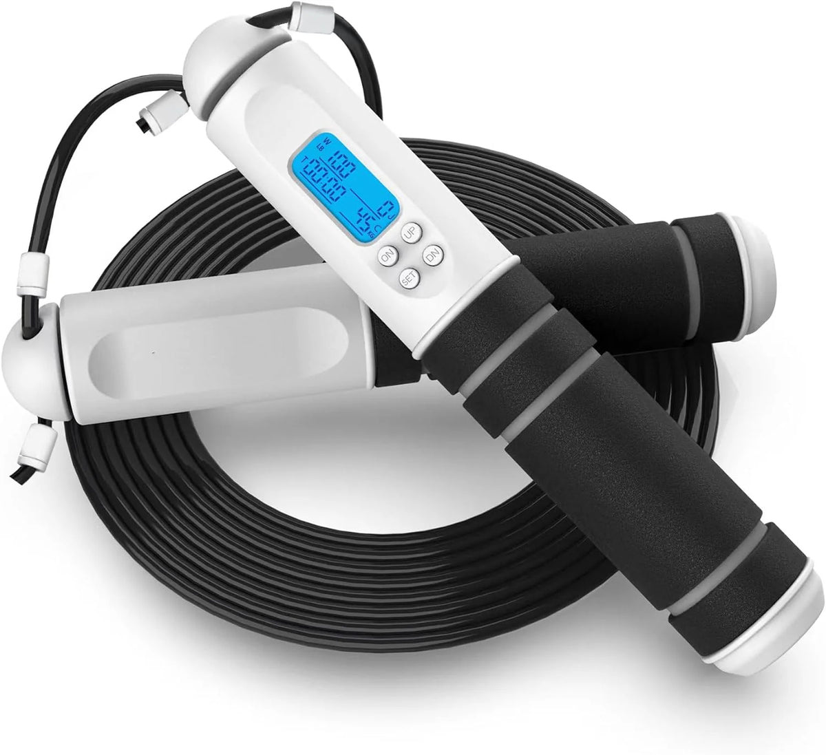 Digital Jump Rope LED Display Jump & Calorie Tracking