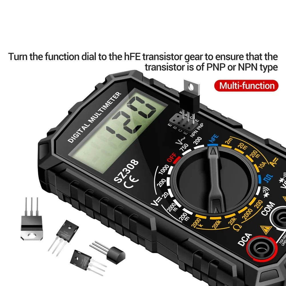 Digital Multimeter Extended-Reach Probes Diode & Continuity Testing