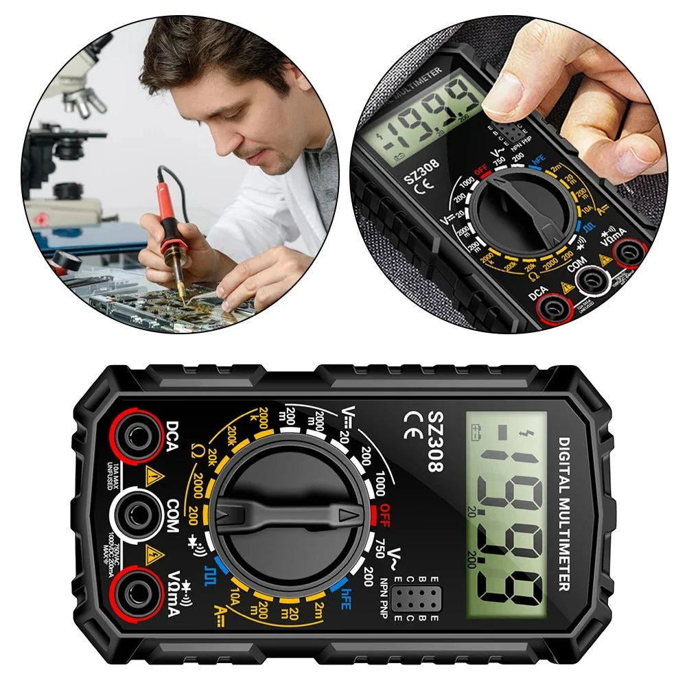 Digital Multimeter Extended-Reach Probes Diode & Continuity Testing