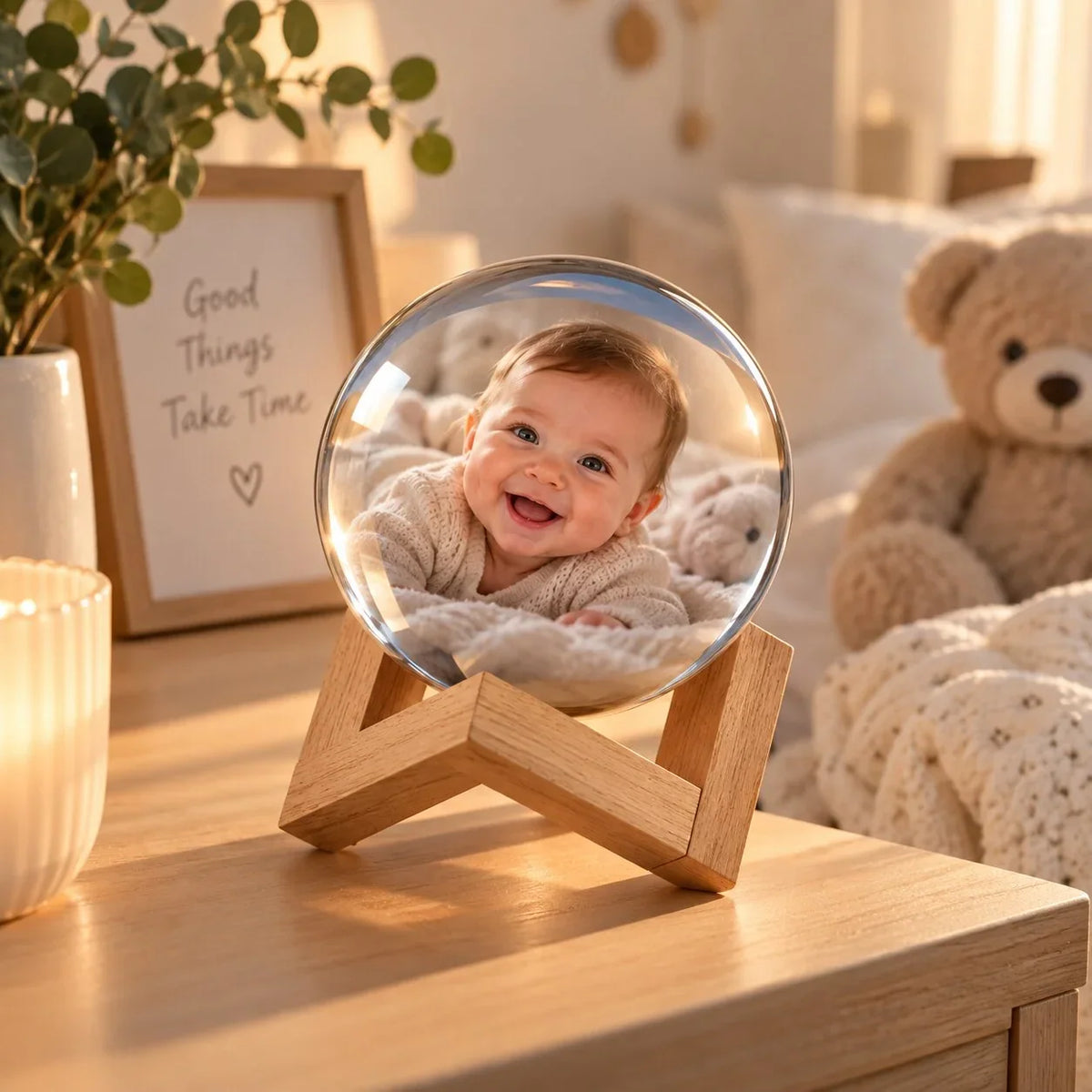 Digital Photo Frame 2.75-Inch HD Display USB-C File Transfer