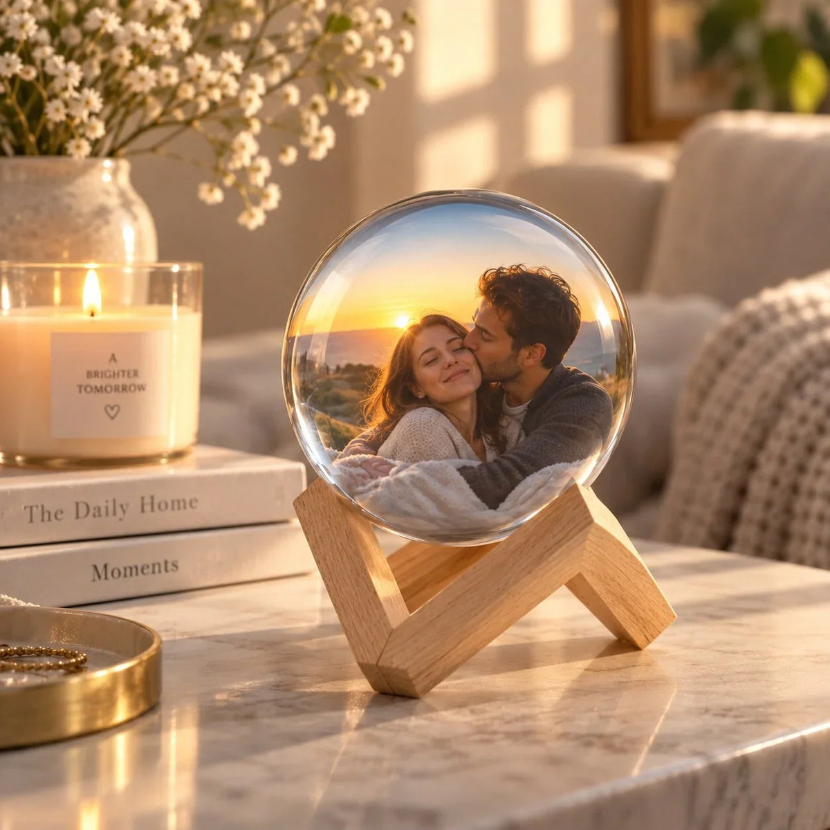 Digital Photo Frame 2.75-Inch HD Display USB-C File Transfer