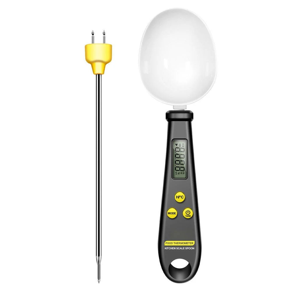 Digital Spoon Scale Integrated Thermometer LCD Display