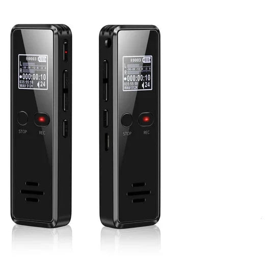 Digital Voice Recorder 16GB Sound-Activated 35-Hour Recording