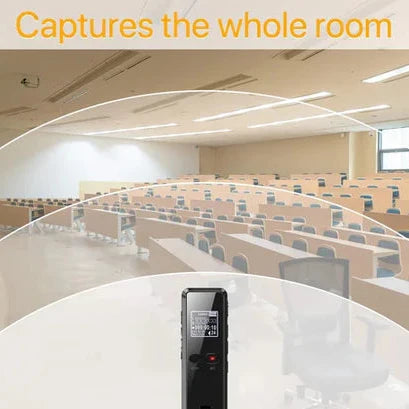 Digital Voice Recorder 16GB Sound-Activated 35-Hour Recording
