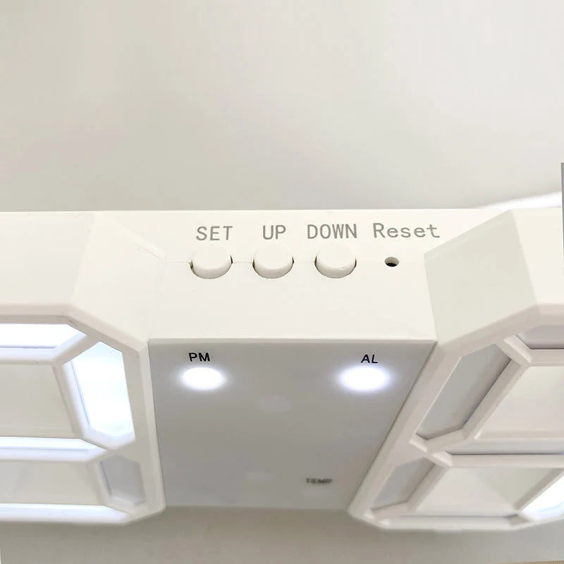 Digital Wall Clock Large LED Display USB-Powered