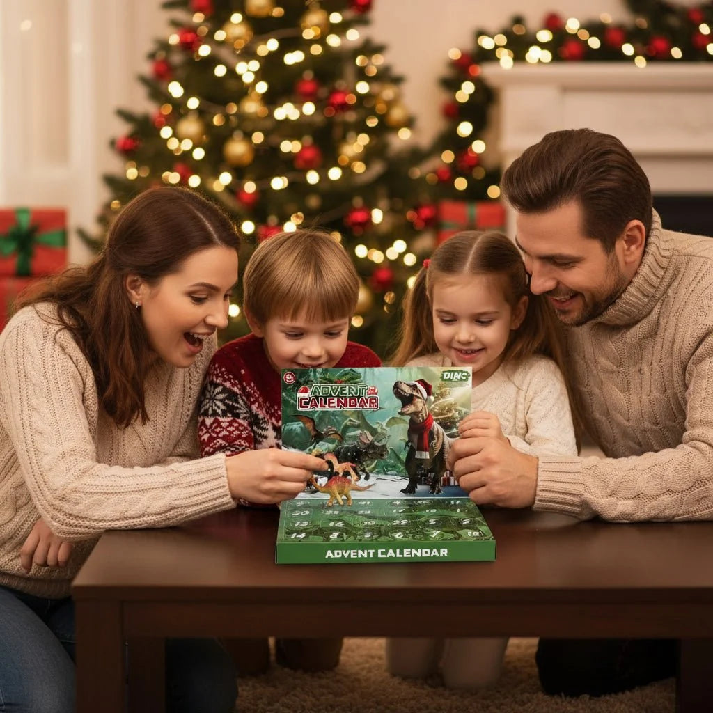 Dinosaur Advent Calendar 24-Day Countdown 24 Toys & Fossils