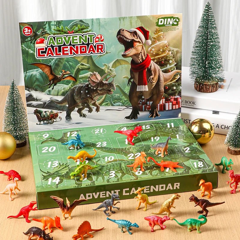 Dinosaur Advent Calendar 24-Day Countdown 24 Toys & Fossils