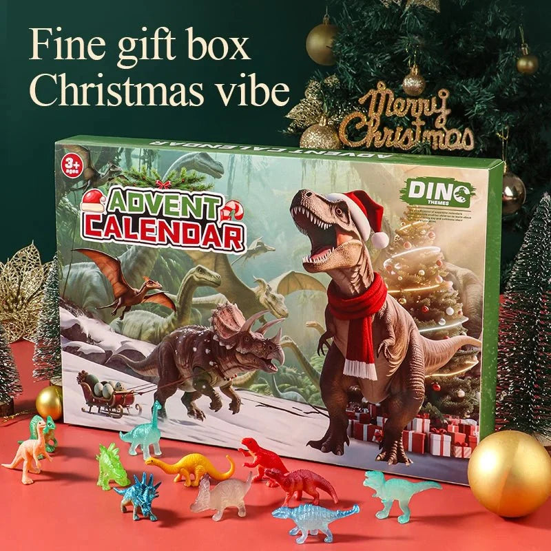 Dinosaur Advent Calendar 24-Day Countdown 24 Toys & Fossils