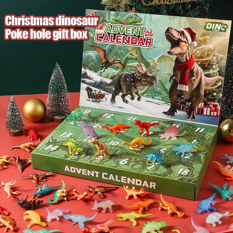 Dinosaur Advent Calendar 24-Day Countdown 24 Toys & Fossils