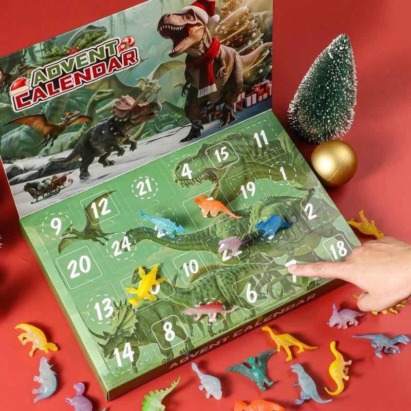 Dinosaur Advent Calendar 24-Day Countdown 24 Toys & Fossils