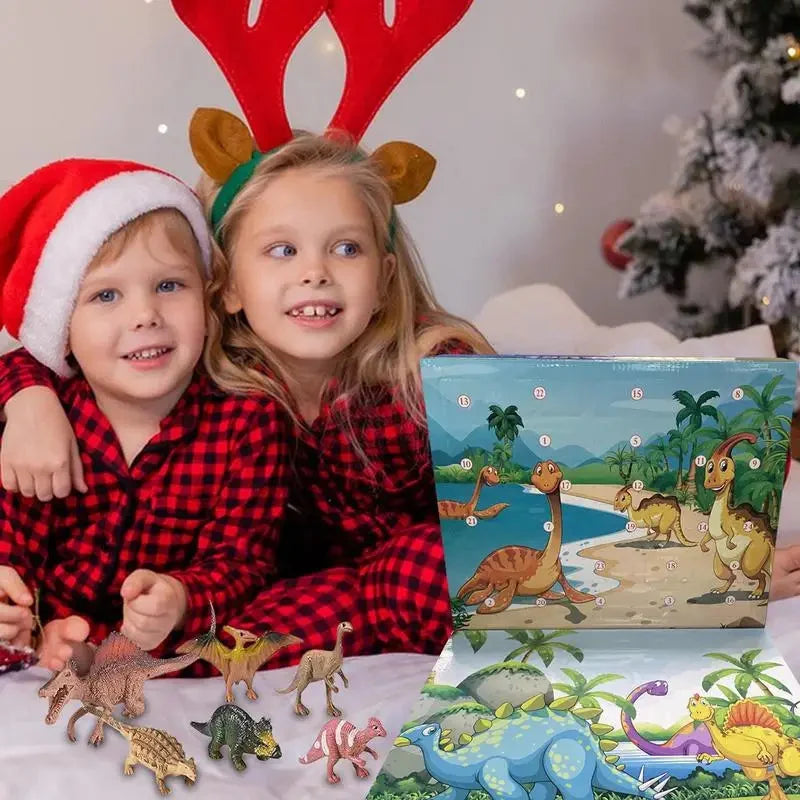 Dinosaur Advent Calendar 24 Figures Play Mat Included