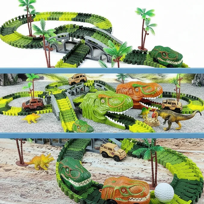 Dinosaur Train Playset Interactive Track BPA-Free ABS Plastic