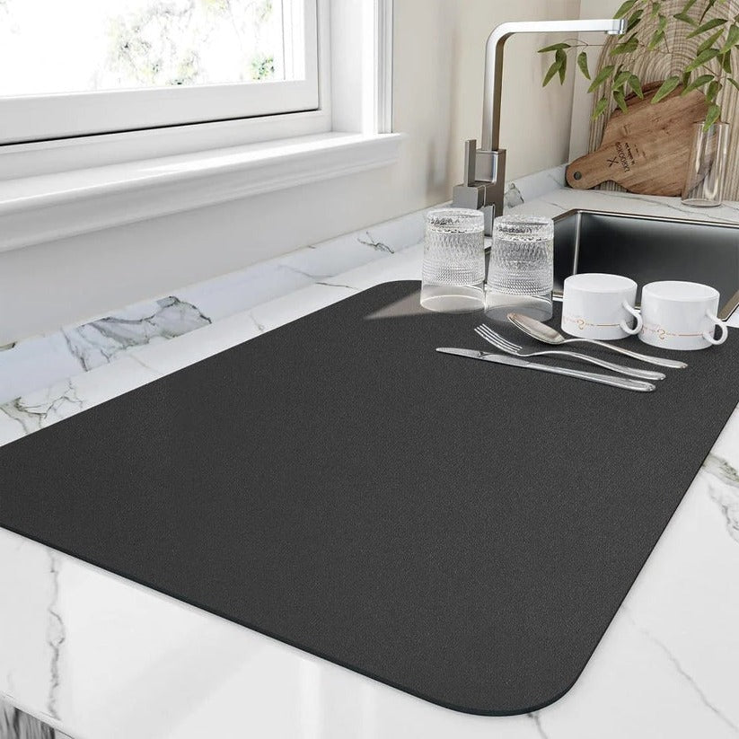 Dish Drying Mat Absorbent Microfiber Fast-Drying