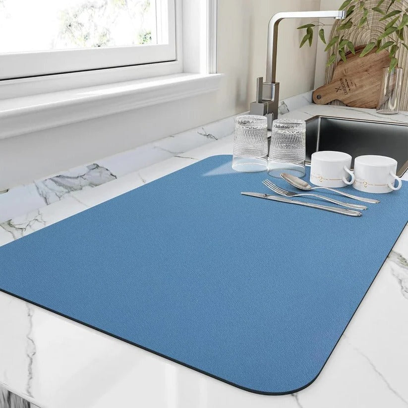 Dish Drying Mat Absorbent Microfiber Fast-Drying