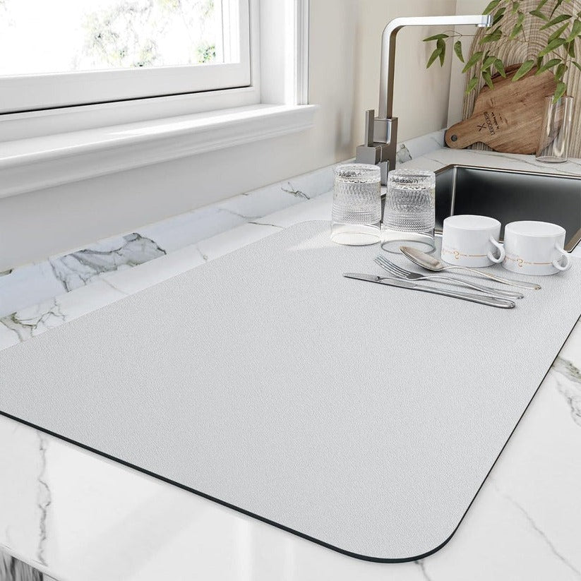 Dish Drying Mat Absorbent Microfiber Fast-Drying