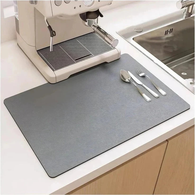 Dish Drying Mat Absorbent Microfiber Fast-Drying