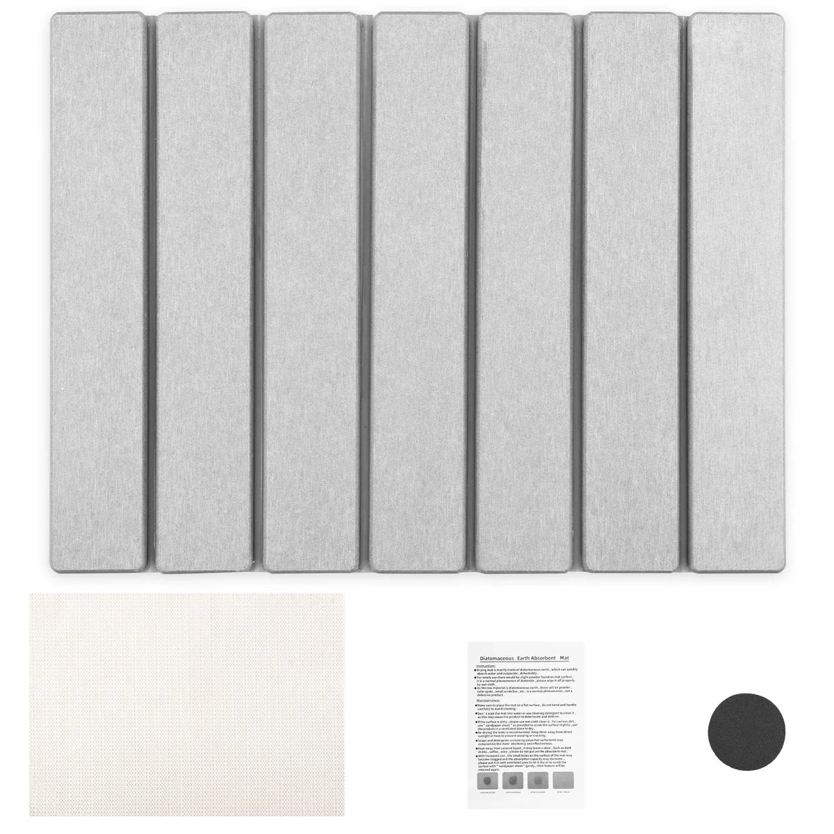Dish Drying Mat Diatomite Foldable Nonslip Base