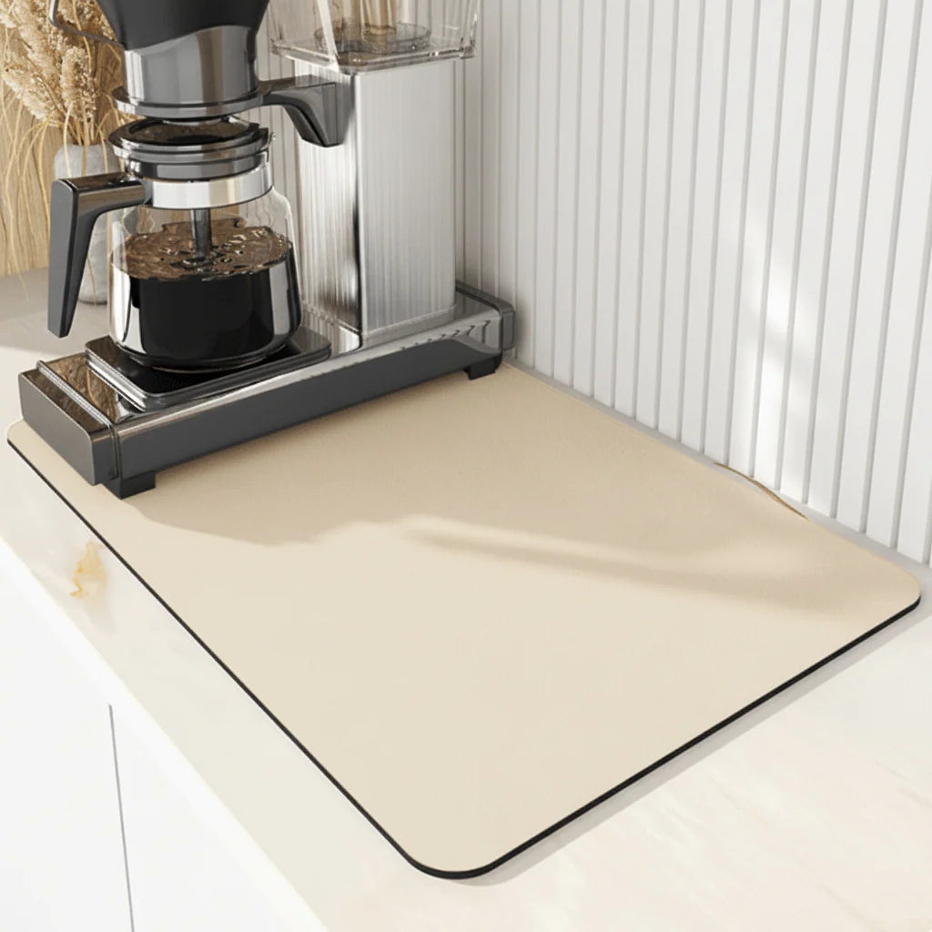 Dish Drying Mat Diatomite Highly Absorbent Quick-Drying