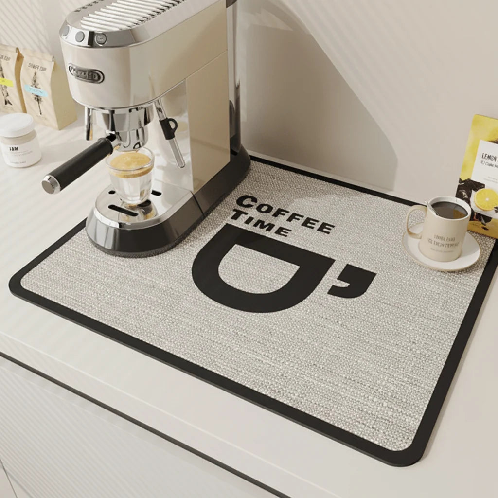 Dish Drying Mat Diatomite Highly Absorbent Quick-Drying