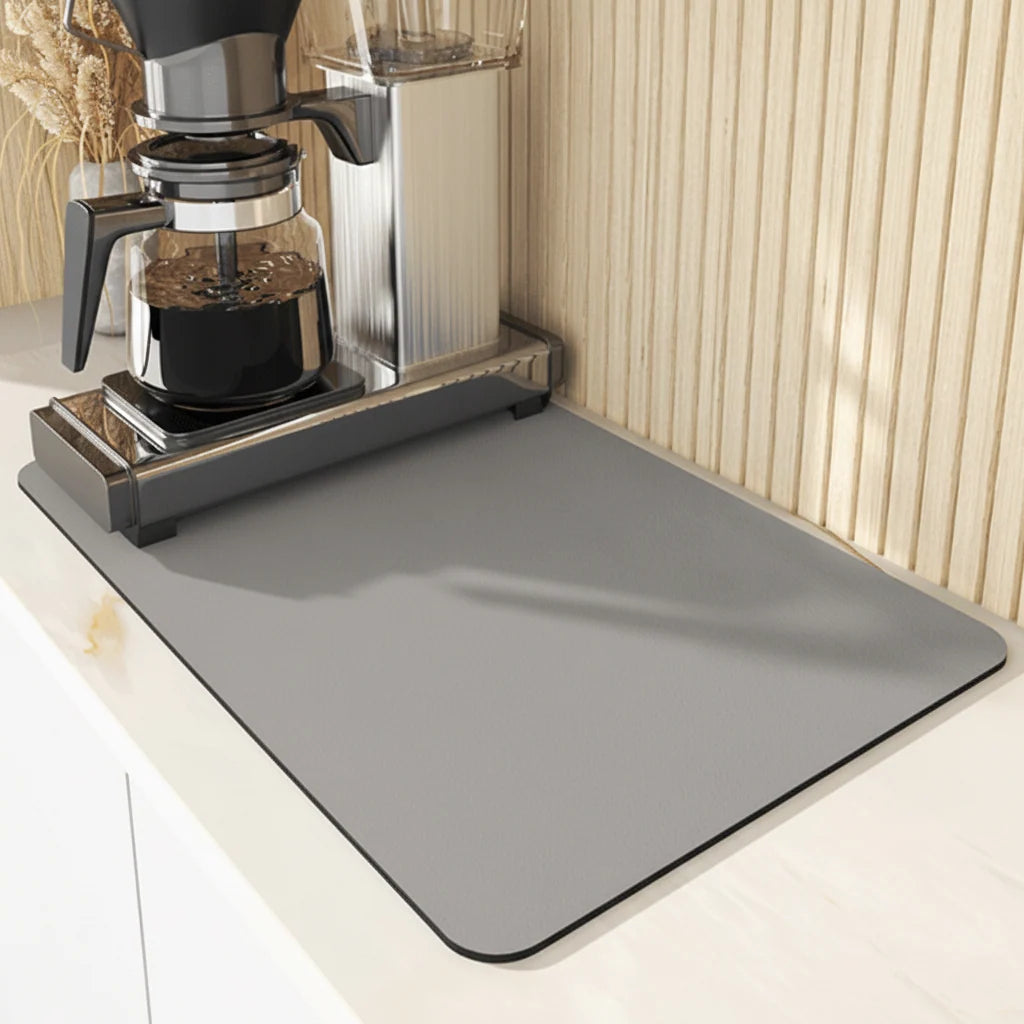 Dish Drying Mat Diatomite Highly Absorbent Quick-Drying
